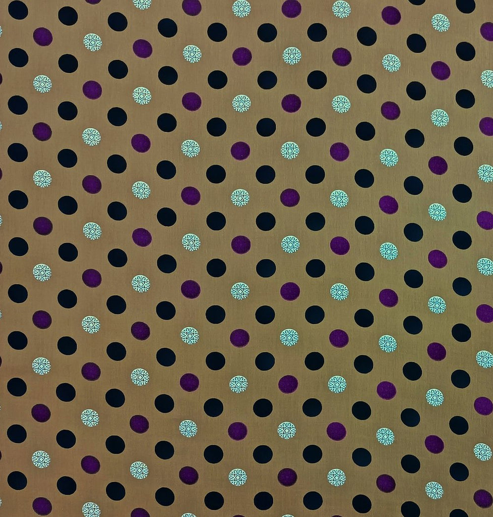 10LRT 13071 - Purple Dotted Rayon