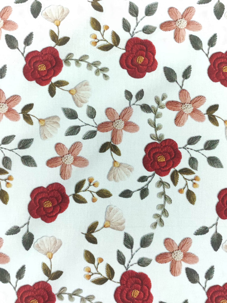 COTTON POPLIN 58" 3D DESIGN 2