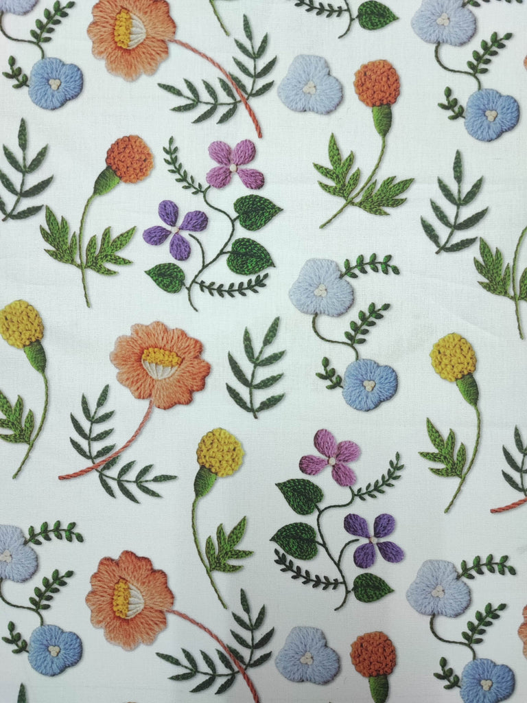 COTTON POPLIN 58" 3D DESIGN 6