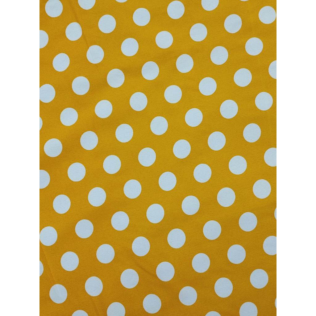 D#BD1 ผ้าไหมอิตาลีพิมพ์ลายจุดใหญ่ ลายสวยเด่นชัด เนื้อผ้านุ่มพลิ้ว ใส่สบาย ขนาด 1 เมตร พร้อมส่ง มีของสต้อคมี ปห ติดต่อเพจ