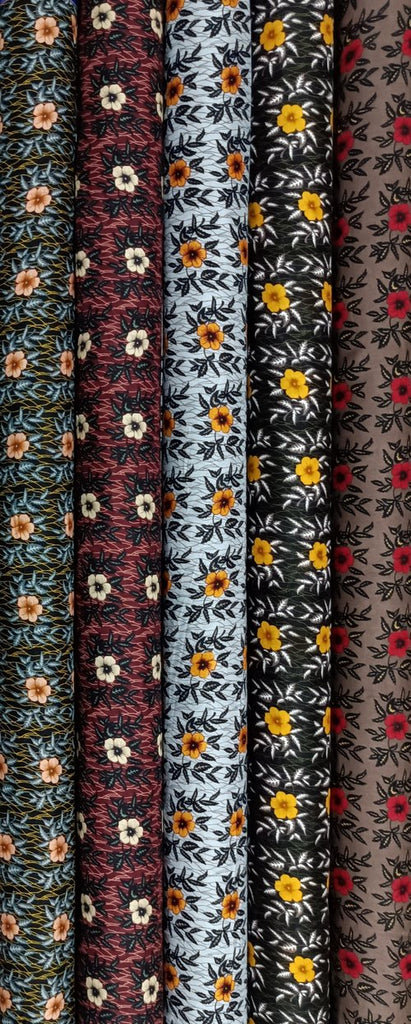 12W 2873 Square Flowers Collection