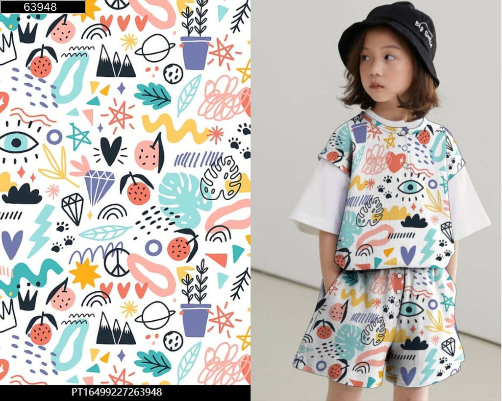 COTTON POPLIN DIGITAL PRINT 58" 2