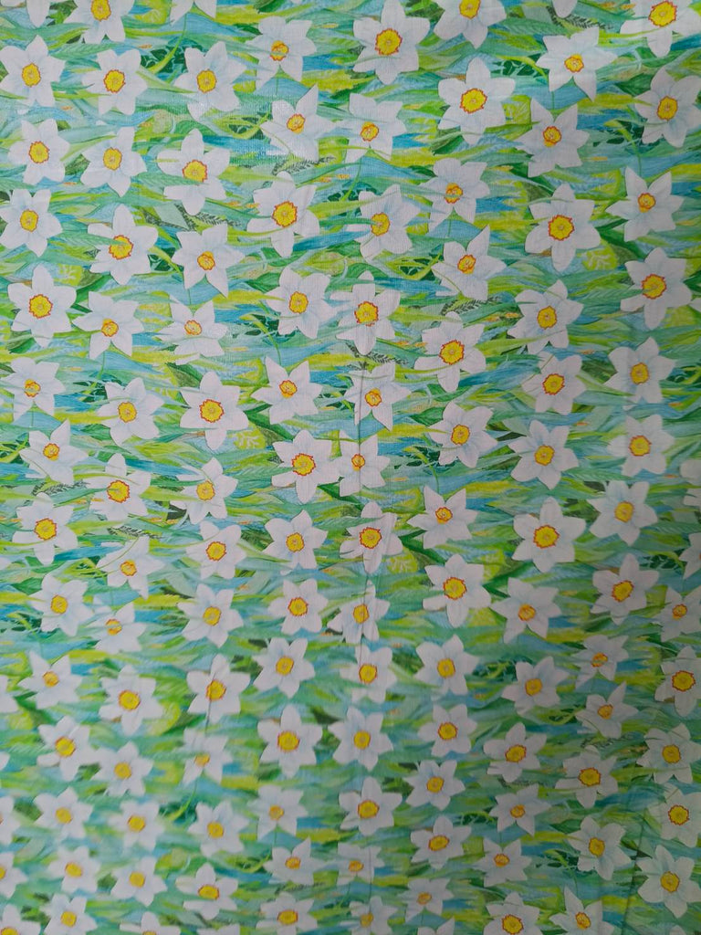 Printed Cotton Fabric, 44″ Width, Digital Print, Firm Hand Feel, 1-Meter Cut, Ready to Ship