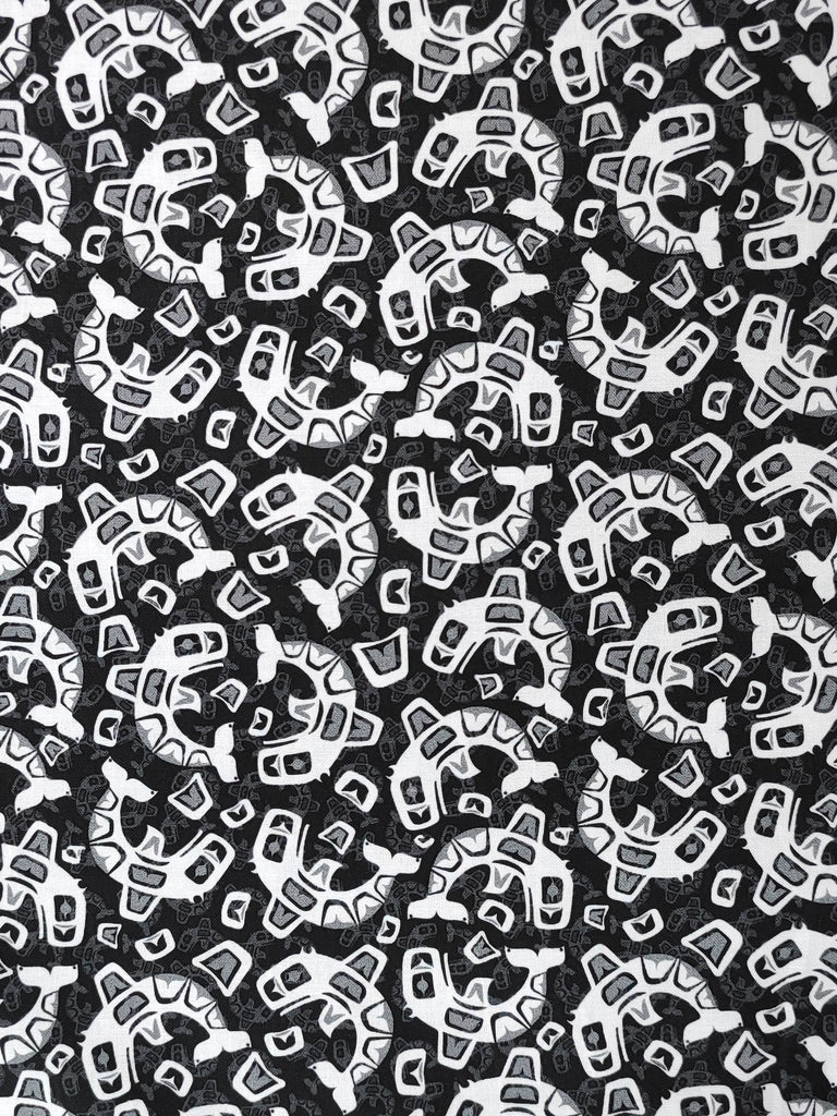 COTTON SHEETING 44" POLYNESIAN DESIGN 2