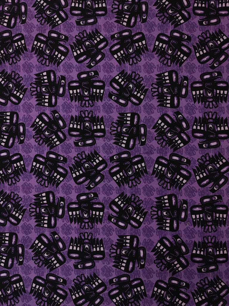 COTTON SHEETING 44" POLYNESIAN DESIGN 14