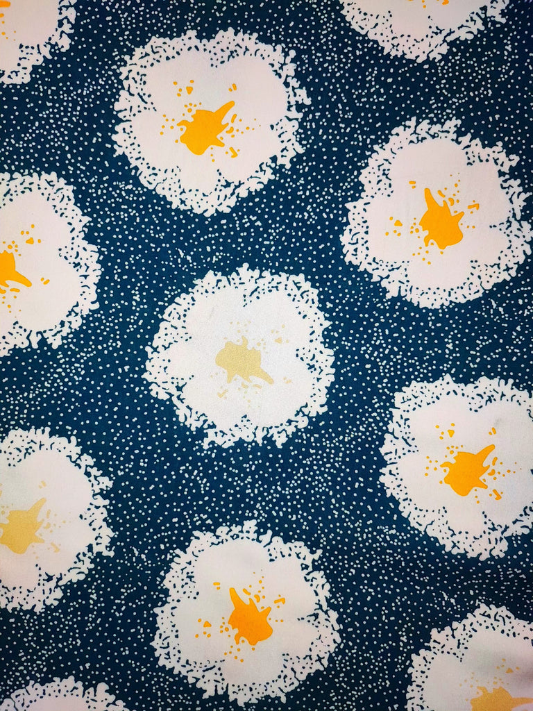 Printed Rayon Spun Fabric, Digital Print, Soft & Smooth Texture, Sold per 1 Meter, Ready to Ship