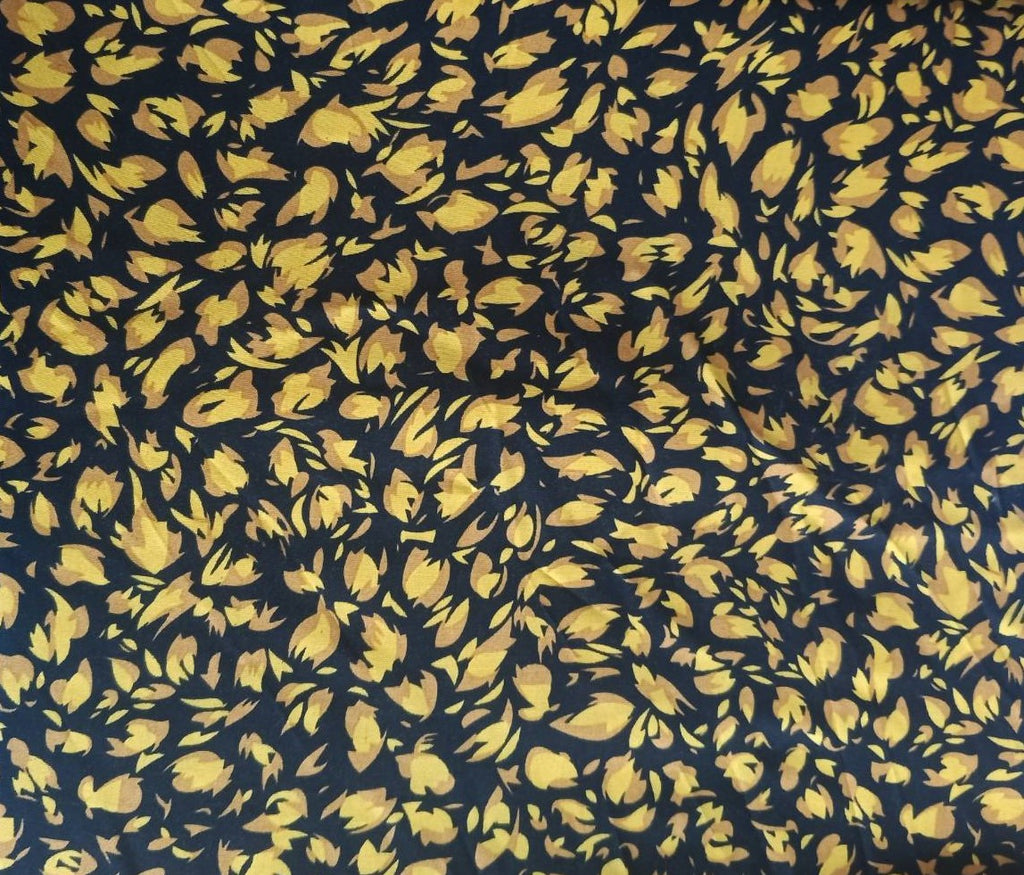 TO-26 D#11 Printed Rayon Spun Fabric, Digital Print, Soft & Smooth Texture, Sold per 1 Meter, Ready to Ship