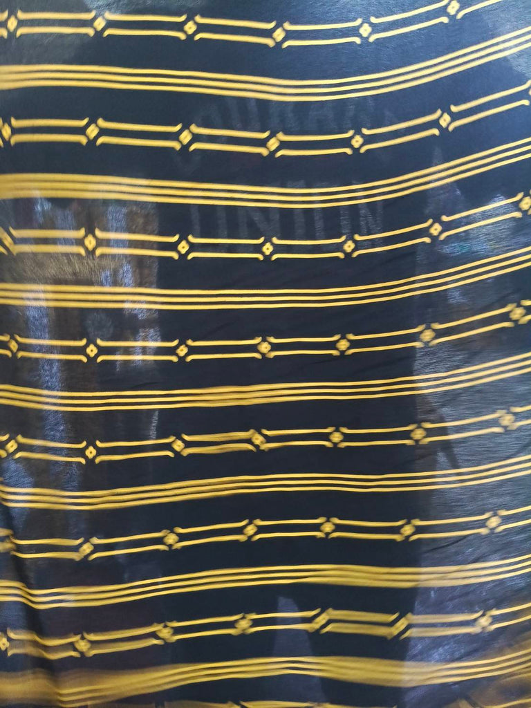 TO-27 #496 D#9 Printed Rayon Spun Fabric, Digital Print, Soft & Smooth Texture, Sold per 1 Meter, Ready to Ship