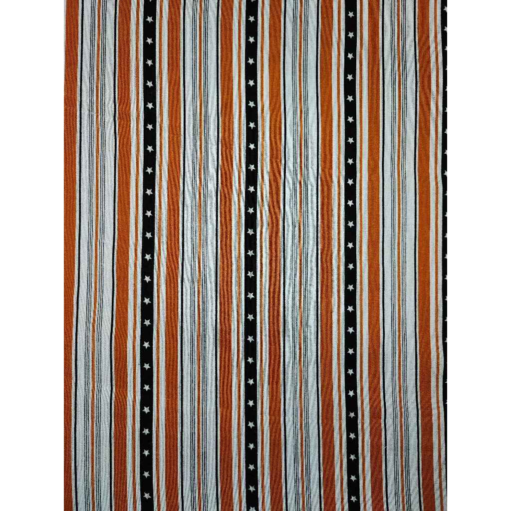 JO10-10 ผ้าชิ้นเรยอน สปัน แมมเบิร์ต ผ้าพิมพ์ ลายเส้น หน้ากว้าง 58 นิ้ว ขนาด 1 เมตร พร้อมส่ง